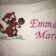 Embroidered towel with Kitten free design