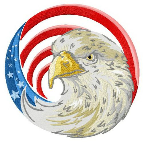 American eagle 4 machine embroidery design