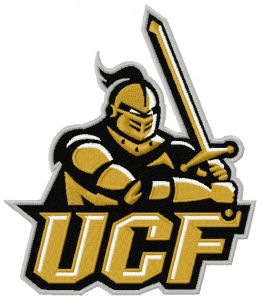 UCF Knights logo 2 embroidery design