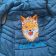 Embroidered autumn coat with fox free design