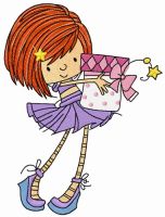 Big birthday present embroidery design