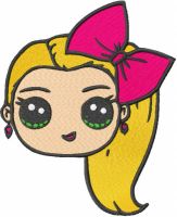 Jojo siwa embroidery design
