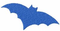 Bat free machine embroidery design