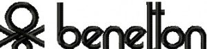 Benetton Logo embroidery design
