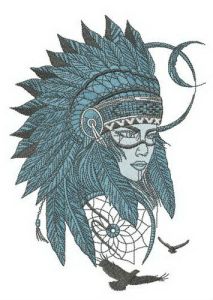 Dream keeper embroidery design