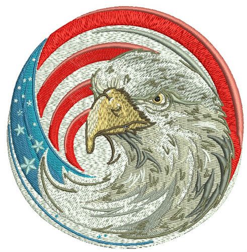 American eagle 3 machine embroidery design