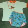 Nemo and Squirt embroidery design on baby wear