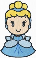 Disney Cuties Aurora embroidery design