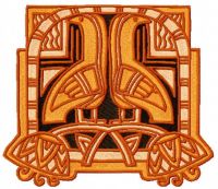 Guardians of the tomb embroidery design