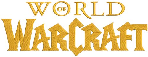 World of Warcraft machine embroidery design