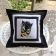 Embroidered pillow with Michelle Pfeiffer