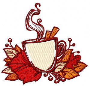 Hello autumn 2 embroidery design