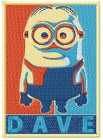 Dave embroidery design