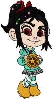 Vanellope von Schweetz embroidery design