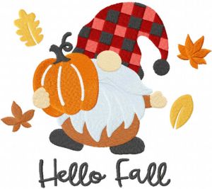 Hello fall gnome