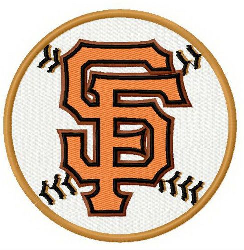 San Francisco Giants Logo 6 machine embroidery design
