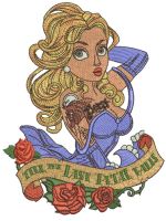 Till the last petal falls 2 embroidery design