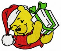Winnie's present 2 embroidery design