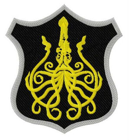 Greyjoy coat of arms machine embroidery design