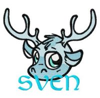 Sven chibi 6 embroidery design