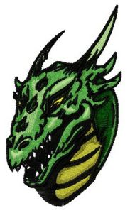 Valley dragon 2 embroidery design
