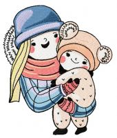 My little girl 2 embroidery design