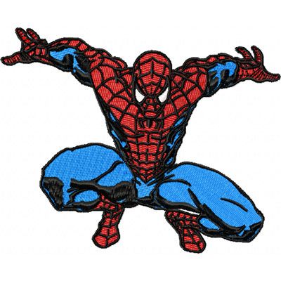 Spider-Man 4 machine embroidery design