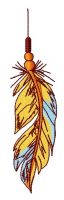 Feather 40 embroidery design