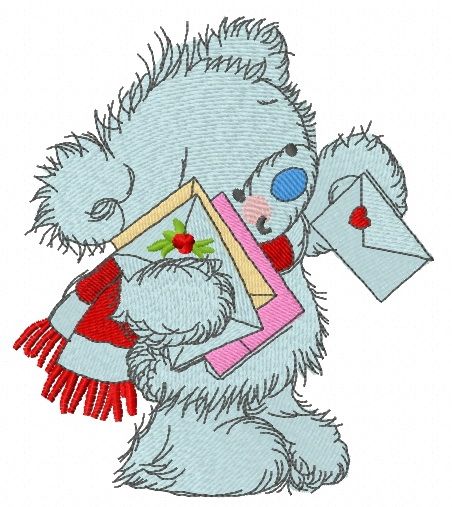 Letter for Santa 4 machine embroidery design