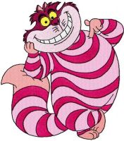 Cheshire Cat 16 embroidery design