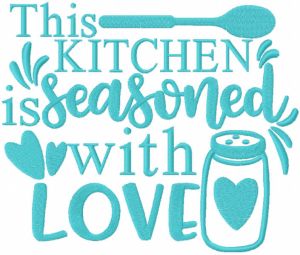This kitchen is seasoned with love