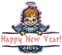 Angel with poster 3 embroidery design