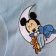 Baby Mickey Sleeping embroidery design on blanket