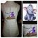 Heffalump and Roo embroidered on white apron