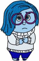 Sadness 3 embroidery design