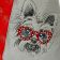Embroidered white terrier design