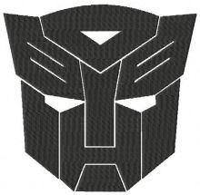 Transformers logo embroidery design