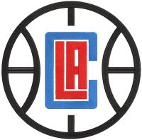 Los Angeles Clippers alternative logo 2016 embroidery design