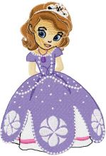 Sofia the First 8 embroidery design