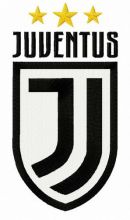 Juventus alternative logo embroidery design