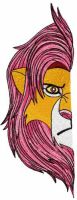 Lion 9 embroidery design