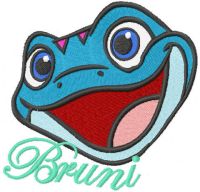 Bruniiii embroidery design