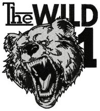 The wild one embroidery design