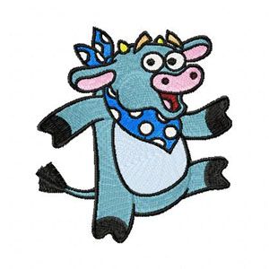 Cow - Dora's friend machine embroidery design
