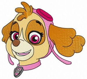 Skye muzzle embroidery design