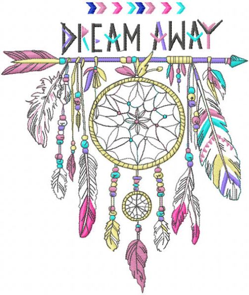 Dreamcatcher 2 machine embroidery design