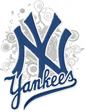 N-Yyankees logo machine embroidery design