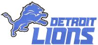 Detroit Lions Alternate Logo 2017 embroidery design