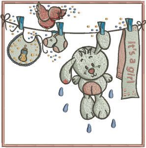 It's a girl embroidery design