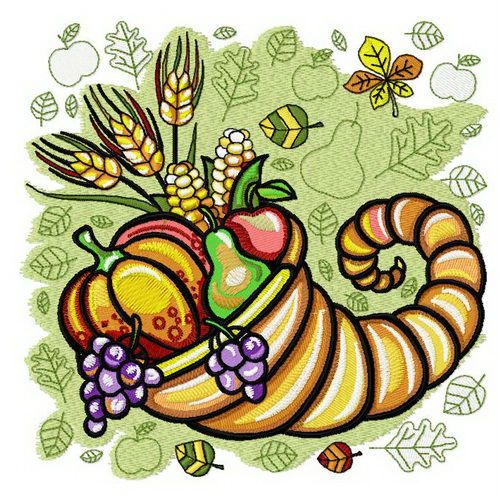 Thanksgiving day 6 machine embroidery design